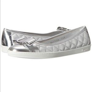 Ferragamo Slip-on Leather Sneakers